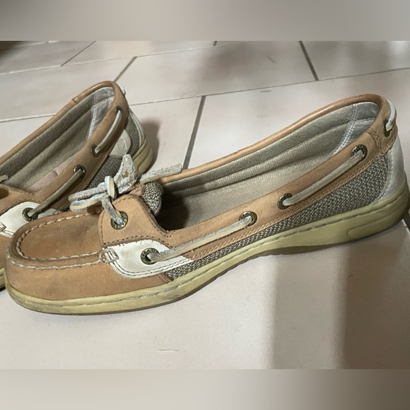 Sperry Women's Angelfish Boat Shoe - Tan/ Oat - Size 7.5 - Picture 5 of 6